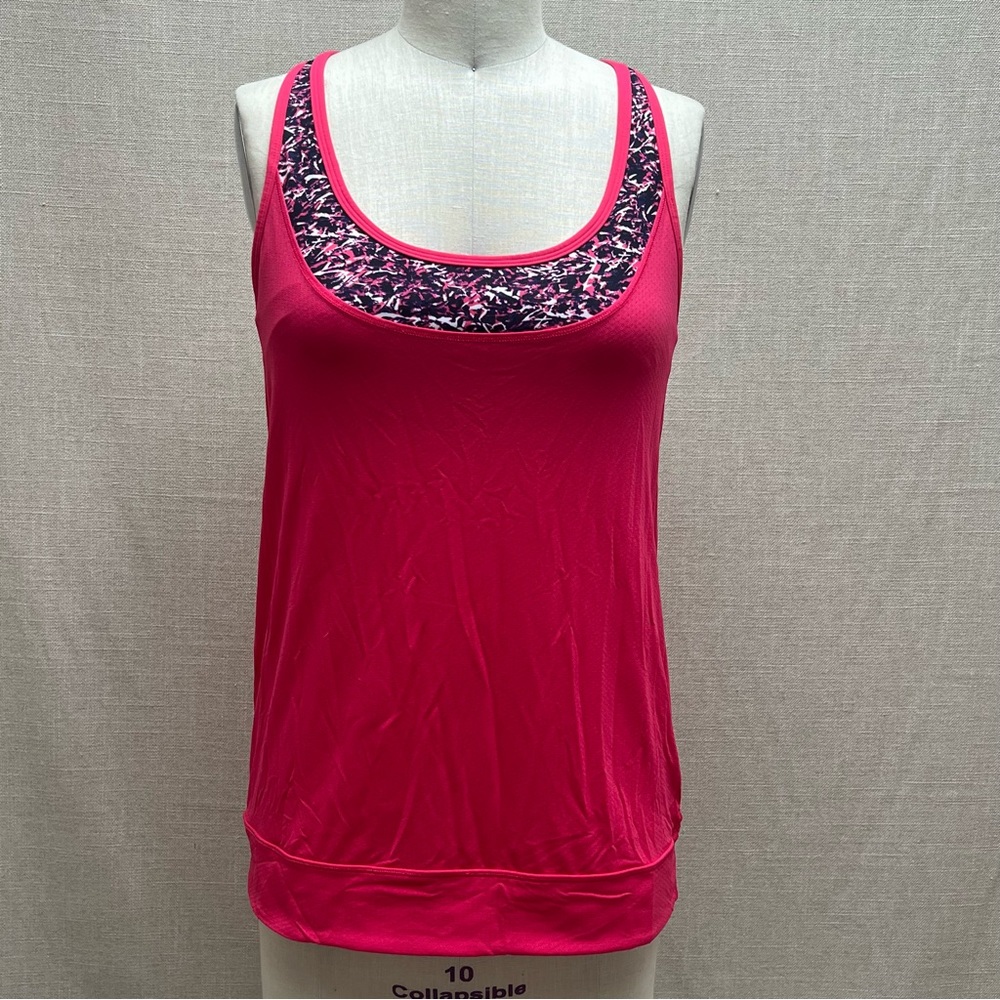 Lululemon Minimalist Tank Top Size 10 Mini Ripple Boom Juice Multi Pink - Picture 2 of 5